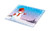 Ambesonne Snowman Cutting Board, Cartoon Happy Snowman Looking at the Snowflake Icy Winter Scenery Evergreen Woods, Decorative Tempered Glass Cutting and Serving Board, Large Size, Blue Red