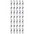 Creative Converting Los Angeles Rams Paper Straws, 7.75", Blue
