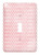 3dRose lsp_179123_1 Pretty Pink And White Chevron Stripes Toggle switch, Multicolor
