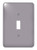 3dRose lsp_204792_1"Print Of Sterling Gray Single Toggle Switch, Multicolor