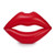 FUNBOY Red Lips Giant Inflatable Pool Float