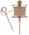 Esschert Design GT122 Copper Plated Row Marker