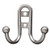 BRAINERD B46115J-SN-C Double Robe Hook with Ball End