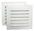 Duraflo 620808COMB Combination Gable Vent, 8-Inch X 8-Inch