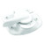 Prime-Line Products 9925 Prime-Line U Series Window Lock, Stamped Steel, White