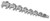 Performance Tool W453 10-Piece SAE Open End Crowfoot Wrench Set