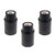 E12 Candelabra Base Lamp Holder Light Socket,Glo-shine E12 Keyless Bakelite Lamp Holder (Black,3-Pack)
