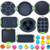 68in1 Silicone Bakeware Set, Nonstick Silicone Molds with Baking Sheets, Muffin Pan, Bread Pan, Pizza Pan, Cake Pan and Mini Cupcake Molds, Baking Donut Pan by To encounter