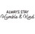 Always Stay Humble & Kind Quotes Inspirational Sticker Sayings and Lettering Wall Art Decal Removable,Kids Room Classroom Vinyl Decorations|Black|