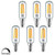 LEKE LED Candelabra Bulb 40 Watt Equivalent E12 Light Bulb Dimmable 4w LED Light Bulbs Warm White 2700K with 400lm E12 Base T25 Tubular Bulb for Chandelier, Wall Lamp (6 Pack)