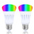Smart Led Bulb, Work with Amazon Alexa and Google Assistant, Phone Control, Color Tunable 7W A19 Wi-Fi Smart Bulb, 60W Equivalent, 2 Pack