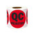 1200 Labels - QC Rejected Stickers for Quality Control Inventory Warehouse (1 Inch, Red - 4 Rolls)