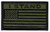 Eagle Crest I STAND American Flag 2" x 3" Hook & Loop 2 Piece Patch