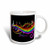 3dRose Mug Rainbow music notes in neon rainbow colors (mug_167166_3) - 11oz - Transforming, Black/White