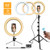 10" Ring Light with Two Tripod Stand, Dimmable Ring Light with Phone Holder & 3 Light Modes & 10 Brightness Level & Camera Remote Shutter for Live Stream/Makeup/Youtube
