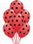 Qualatex Big Black Polka Dots Biodegradable Latex Balloons, 11-Inch (12-Units)