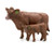 Little Buster Toys Red Angus Cow and Calf Pair - 1/16th Scale