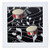 3dRose qs_38199_1 Red Drums on Music Notes Quilt Square, 10 by 10-Inch