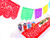 Fiesta Table Runner 14x72 Inches, Perfect for Cinco de Mayo, Mexican Weddings, Coco, Quinceaneras Papel Picado Red/Rojo FTR5