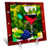 3dRose dc_25854_1 Red Wine in The Vineyard Desk Clock, 6 x 6