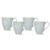 Lenox Blue Chelse Muse Fleur 4Pc Mug Set, 2.80 LB