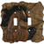 River's Edge 663 Switch Plate Cover Double - Horse