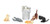 Bachmann Trains - FIGURES - CATS with GARBAGE CAN (6pcs/pk) - O Scale