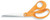 Fiskars Bent Scissors Right Handed 9" Plastic Orange