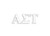 Officially Licensed Alpha Sigma Tau 8" x 3" Window Decal - White
