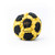 Dragonfly Footbags Black and Yellow Eclipse 32 Panel Sand Filled (Hacky Sack)