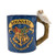 Silver Buffalo Harry Potter Hogwarts House Patterns Shaped Handle Ceramic Mug, 20-Ounce, Blue