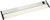 DALS Lighting 9012CC 12" Linear Adjustable Color LED Under Cabinet Strip Light, Satin Nickel