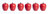 Dollhouse Miniature Red Apples Pkg of 6