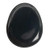 Fekuar Natural Black Obsidian Crystal Thumb Worry Stone, Hand Carved Healing Crystal Teardrop Pocket Stones for Anxiety Stress Relief Meditation