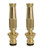 PLG Solid Brass Adjustable Twist Garden Hose Spray Nozzle