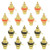 WMYCONCONG 14 PCS RCA Female Phono Panel Mount Chassis Socket Jack Connector for Amplifier Audio Terminal RCA Plug