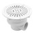 Mumusuki Swimming Pool in-Ground Main Drain Floor Drain 1.5in Water Inlet Draining Accessory White