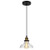 Industrial Mini Glass Pendant Light 1 Light Edison Vintage Pendant Light Oil Rubbed Bronze Finish with Handblown Clear Seeded Glass Shade Kitchen Hanging Lights Bulb Included