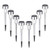Solar Pathway Lights, 8 Pack Solar Lights Outdoor, LED Landscape Lighting Waterproof Outdoor Stainless Steel Solar Garden Lights Stake Lights for Pathway Walkway Patio Yard Driveway (White)