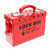 WISAMIC Group Lockout Tagout Lock Box: with 13 Slots Portable Safety Lockout Box Steel Red