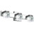Decoroom Led Bathroom Vanity Lights 3-Lights Mirror Light Fixture Crystal Wall Light Sconce Cool White Modern Wall Lamp Daylight 9W Make Up Lamps