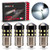 BRISHINE 4-Pack 1000 Lumens Super Bright 1156 1073 1141 7506 BA15S LED Bulbs 6000K Xenon White 24-SMD LED Chipsets with Projector for Backup Reverse Lights, Parking Lights, Daytime Running Lights