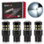 BRISHINE 4-Pack 1000 Lumens Super Bright 7440 7443 7441 7444 W21W LED Bulbs 6000K Xenon White 24-SMD LED Chipsets with Projector for Backup Reverse Lights, Parking Lights, Daytime Running Lights