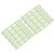 uxcell Flexible Straight Ruler 20cm 8 Inch Soft Plastic Measuring Tool Green 10pcs