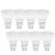 Dimmable GU10 LED Bulbs - Flicker Free 75W Halogen Equivalent, 600LM Warm White 3000K, UL Listed, 7W GU10 Recessed Lighting Bulb, Spotlight Bulb, for Track Lighting, Pack of 8