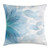 Ambesonne Floral Throw Pillow Cushion Cover by, Round Pattern of Blue Flower Petals Spring Season Nature Theme Artwork, Decorative Square Accent Pillow Case, 24 X 24 Inches, Light Blue and White