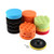 YHG (150mm 6" Buffing Polishing Pads, Compound Drill Buffing Sponge Pads, Buffing Sponge Pads with M14 Drill Adapter for Car Sanding, Polishing, Waxing, Sealing Glaze, 19 PCS