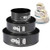 Springform Pan 4"/7"/9" inch Set for 3 Non-stick Removable Pan Round Removable Bottom Multi-layer Baking Cake Pans Cheesecake Baking Tray