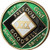 30 Year Green and Black NA Medallion Official Narcotics Anonymous Chip