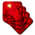 3dRose CST_8007_4 Sun Drips Red-Ceramic Tile Coasters, Set of 8